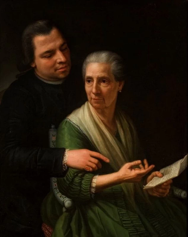 Ritratto di madre con il figlio